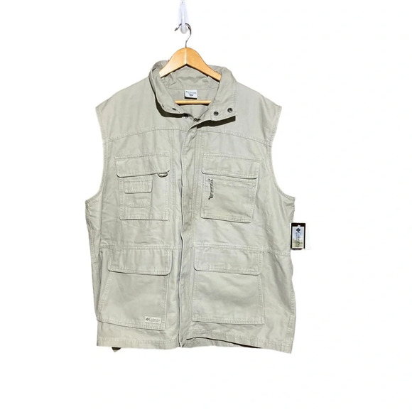 NWT Columbia Men’s ROC II Vest‎ Fossil SIZE XXL - Picture 1 of 8